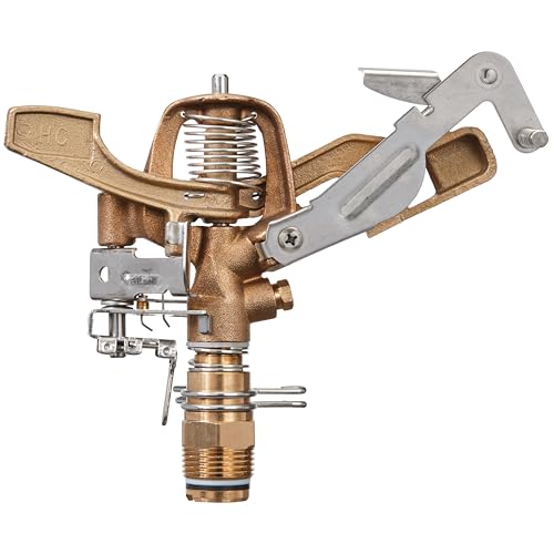 Orbit Brass Impact Sprinkler Head, Dual Nozzle, 3/4 in. MPT - 55016