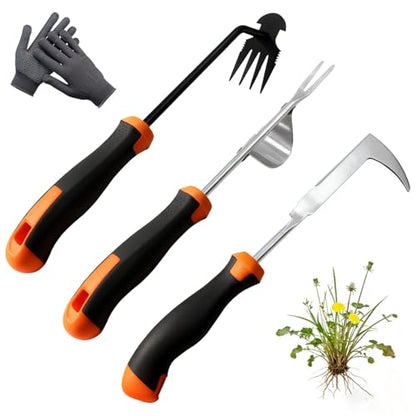 Weed Puller Tool, 2026 New Portable Hand Weeder Tool, Weeding Tool with Stainless Steel, Garden Tools for Plant & Weeding, Crack Weeder Crevice Tool, Weed Remover Tool for Farm & Backyard