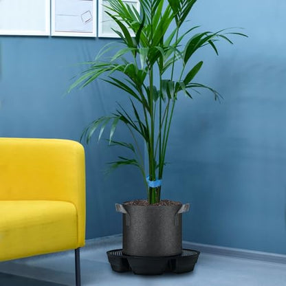Self-Watering Fabric Pot Base for Indoor Plants, Auto Watering Saucers