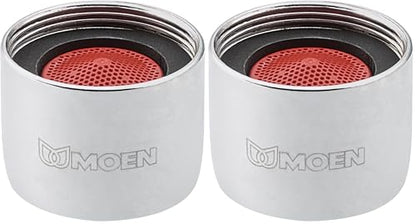 Moen 2.2 GPM Female Thread Aerator, Chrome, 3924 (Pack of 2) - size: 0.1 (Pack of 2)