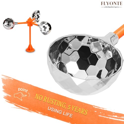 Bird Scare Reflective Device Bird reflectors to Keep Birds Away - color: Orange