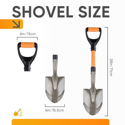 Garden Shovel, 28 inches Small, D-Handle