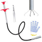 Flexible Grabber Tool (4 Claws), Snake for Shower Drain with Tweezers - color: 24 inches