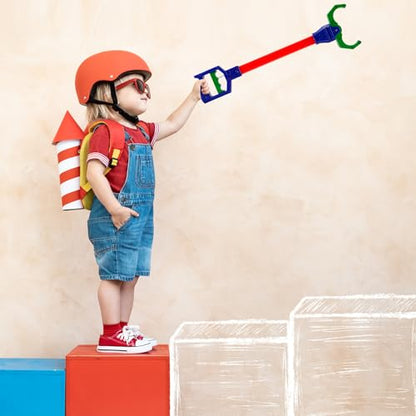 Lewtemi 4 Pcs 18 Inch Interactive Grabber Claw Toy for Kids,Red,Green - color: Red,green