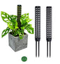 Stackable Small Moss Pole for Monstera Pothos, Fillable Support - size: 2pack,small,black