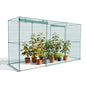 VEVOR Crop Cage, 11.6 x 3.9 x 6.3 ft Plant Protection Tent with Zippered Door, Wind-Resistant Tall Crop Cage, Easy to Install, Outdoor Raised Bed Cover, Tomato Plant Netting for Garden Patio Lawn - style: 11.6 x 3.9 x 6.3Ft-Square
