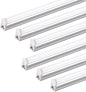 Barrina 6 Pack LED T5 Integrated Single Fixture 1FT, 600lm, 5W, 6500K - color: 6500k Super Bright White, size: 1 Foot