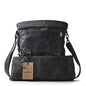 Barebones Harvesting and Gathering Bag - Foraging, Harvest and Fruit Picking Bag with Convertible Straps - Water-Resistant Waxed Canvas Gardening Tool(Slate Gray) - color: Slate Gray