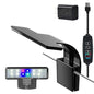 Aquarium Light, 3 Mode Clip on Fish Tank Light with Timer Function, Full Spectrum Aquarium Plant Light, Adjustable Brightness, for 6-10 Inch Fish Tank