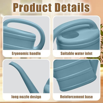 Watering Can - for Indoor Plant Garden - 1/3 Gallon - Grey - color: Gray