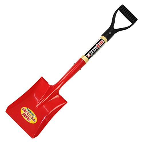 Senkichi Wooden Pattern Garden Mini Shovel Square 27.6 inches (698 mm) - style: Corners