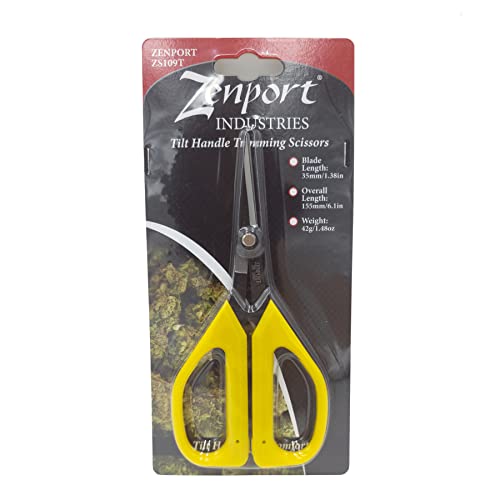 Zenport ZS109T Scissors Garden/Fruit/Grape 6.5-Inch Long Tilt Blade