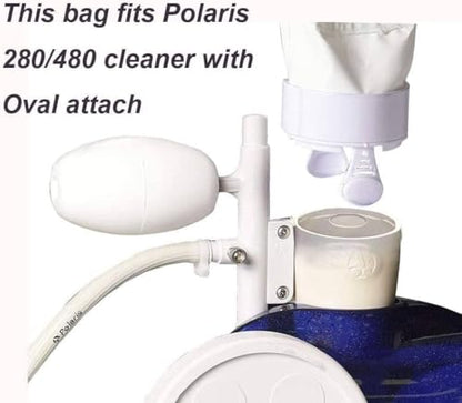Nylon Mesh Pool Cleaner Bags,All Purpose Filter Bag - size: 4 pack zipper bag