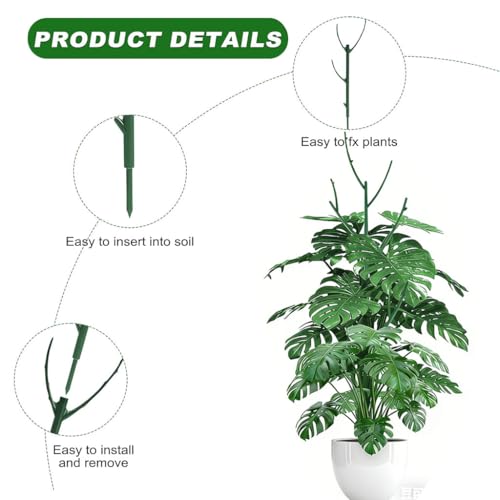 Stackable Plant Support for Home Gardening Indoor Outdoor, 5Pack