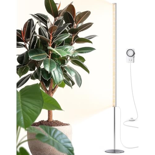 Barrina T1S Vertical Grow Light, 65W Full Spectrum, 5FT-5.6FT Height - color: Silver-GrowForce Spectrum, size: 5-5.6FT