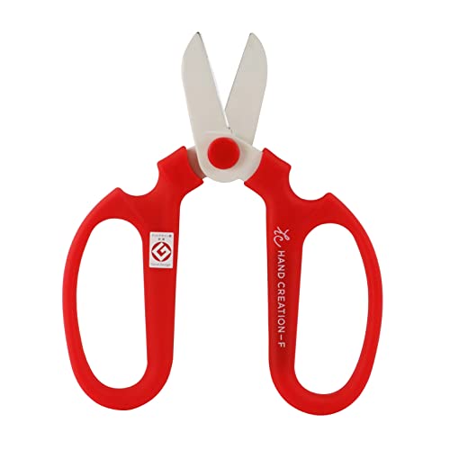 Flower Scissors Hand F-170 - color: Red