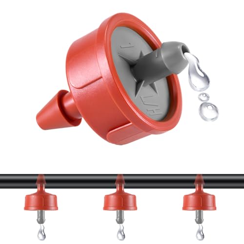 50pcs 0.75 GPH Pressure Compensating Drippers for Drip Irrigation - size: 0.75 GPH 50PCS