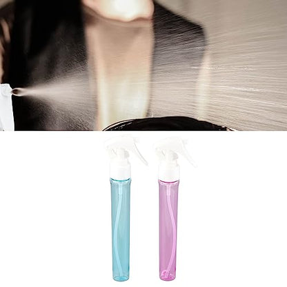 FILFEEL Continuous Mister Spray Bottle Travel Size Spray Bottle, Spray Water Bottle Hair Mister, Fine Mist Stylist Sprayers Empty Small Misting Spritzer, Perfume Atomizer - 2pcs
