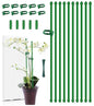 Plant Stakes,MAFONE 10Pcs 15Inch Adjustable Length Plant Support Stakes
