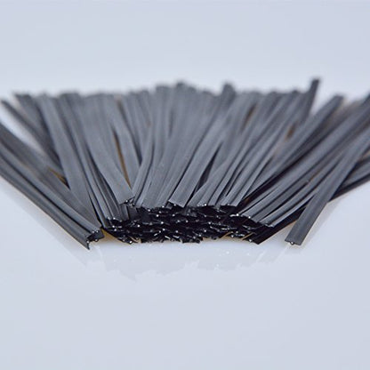 Plastic Black Twist Ties, 5”, 1000 Pcs - color: A-black