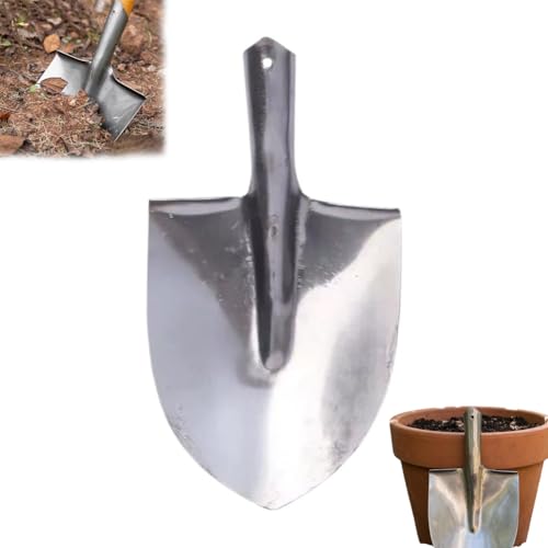 Manganese Steel Shovel Head,Garden Shovel Replacement Head,Outdoor Garden Tools Digging Tree Shovels,Gardens Transplanting,Seedlings and Digging Tools for Farming and Gardening
