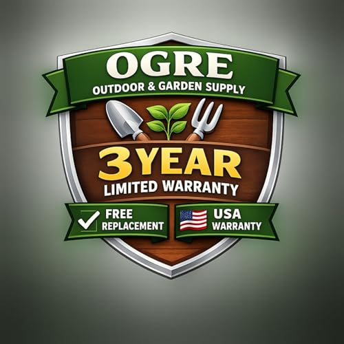OGRE Roll-Up Garden Tool Bag Only, Heavy-Duty Organizer with 6 Pockets - color: Ogre Print