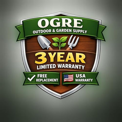 OGRE Roll-Up Garden Tool Bag Only, Heavy-Duty Organizer with 6 Pockets - color: Ogre Print
