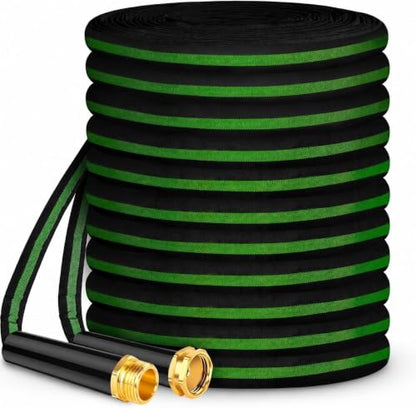 Garden Hose 50 ft, Non-Expanding Water Hose, Flexible Ultra-Light - color: Green, size: 50FT