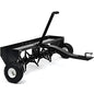 48in Tow Behind Plug Aerator w/32 Galvanized Coring Knives, Universal Hitch