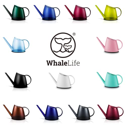 Small Indoor Plant Watering Can Long Spout 1.4L Black - color: Black