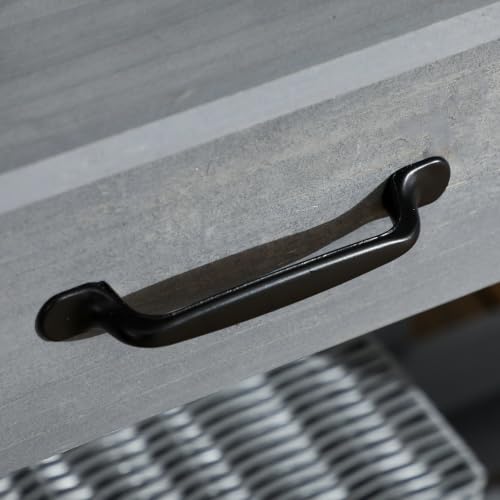 Outsunny Potting Bench Table with Removable Sink, Faucet, Gray