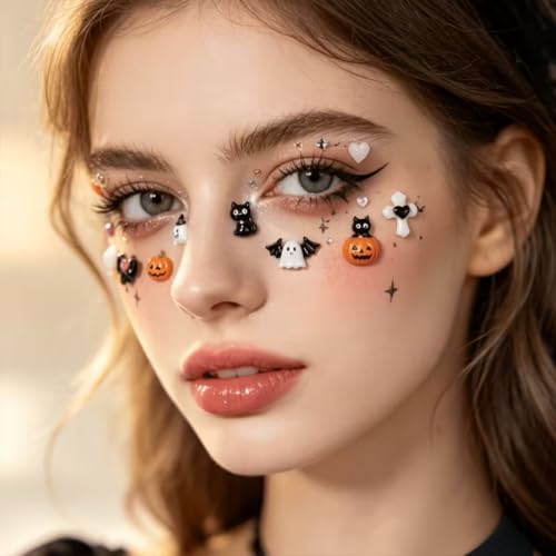 50PCS Halloween Mini Resin Figures, Random Styles Halloween Figurines - color: Halloween-a-random