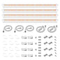 Spider Farmer 2FT T5 LED Grow Lights for Indoor Plants, 5000K 3000K 660nm Full Spectrum 80W (4x20W), IP65 Waterproof Linkable LED Plant Light Strips, 4-Pack for Seed Starting Hydroponics - size: 80W, Standard