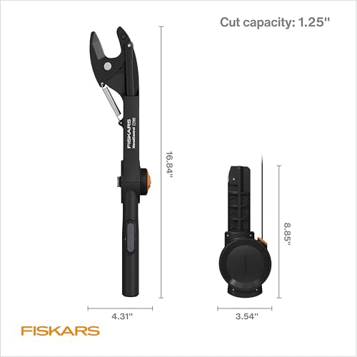 Fiskars XtendControl 3-6 Ft Extension Pole, Durable Aluminum Construction