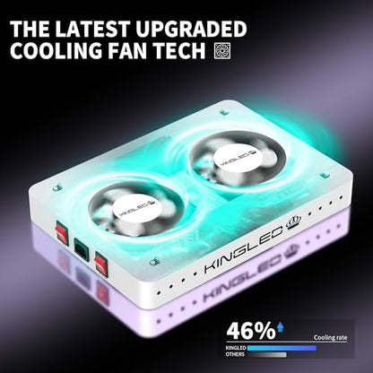 KingLED KP2000 Grow Light for Indoor Plants, Full Spectrum Plant Grow Light - size: KING2000