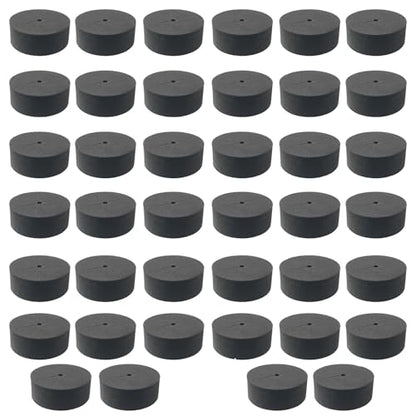 CHENJIN 40PCS 2 Inches Hydroponic Cloning Collar Water Absorbing Premium Grade Foam Fits Net Cups Inserts Hydroponic Growing Ring for DIY Seedling Box
