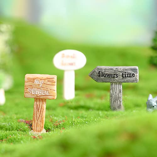 Tiny Animal Figurines Terrarium Decorations, Garden Miniature Fairy Figurines, Fairy Garden Supplies - color: Streatsign
