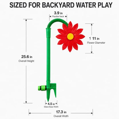 Crazy Daisy Sprinkler 360° Rotating Dancing Lawn Water Sprinkler