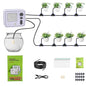 BZONE Dual Channel Automatic Watering System, Timer Drip Irrigation Kit - color: Black