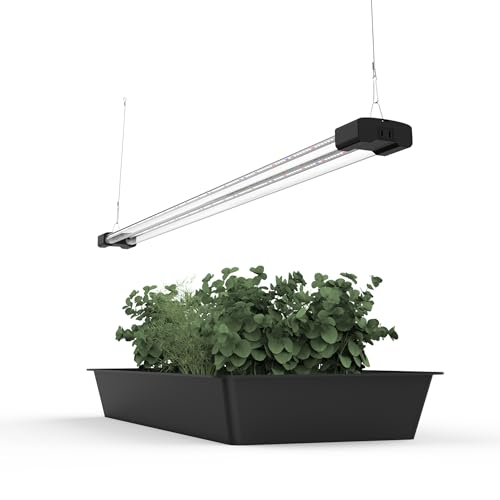 DYMOND Boostgro LED Seed Starter Grow Light 4FT Full Spectrum Linkable 5000k Daylight + 660nm Red + 450nm Blue Indoor Plant Lighting Fixture - size: 4 FT Pro