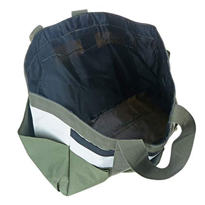 Garden Tool Bag with Pockets Canvas Heavy-duty Large Garden Plant Tool Organizer Bag Carrier Gardening Storage Tote