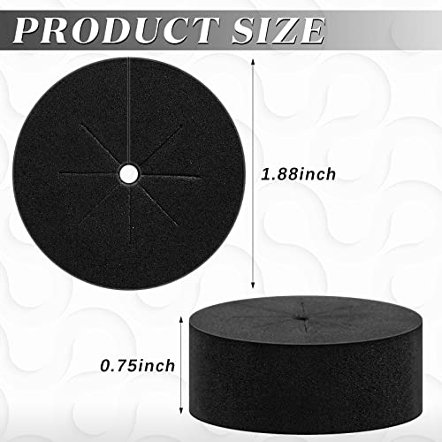 240 Pcs 2 Inch Clone Collars Neoprene Inserts Hydroponic Cloner, Black - color: Black