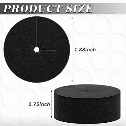 240 Pcs 2 Inch Clone Collars Neoprene Inserts Hydroponic Cloner, Black - color: Black