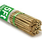 60Pcs Bamboo Stakes for Plant 4.8 ft(57.5 inch), Garden Bamboo Plant Stakes for Plants Support, Climbing Plants, Tomatoes, Sunflowers, Beans, Potted Plants, Trees - size: 4.8 ft-60 Pcs