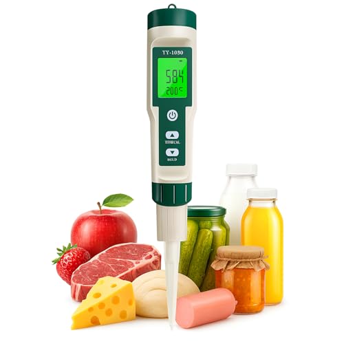 Digital pH Meter for Food, pH Tester for Sourdough Bread Dough Cosmetics