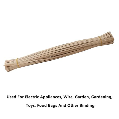 Twist Ties, Kraft Paper Twist Ties,Reusable Plant Ties,Utility Cable Bread Bag Twist Ties,Gift Paper Ties for Party Cello Candy Coffee Treat Bags Cake Pops - size: 40cm/15.75'' 500PCS