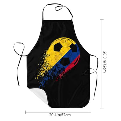Waterproof Apron with Pockets - color: Brown