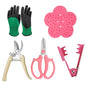 Flower Bouquet Accessories, Flower Scissors Rose Thorn Stripper Tool - color: Pink