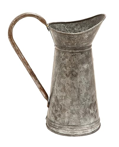 Deco 79 Metal Watering Can Indoor/Outdoor Planter, 10" x 6" x 12", Brown