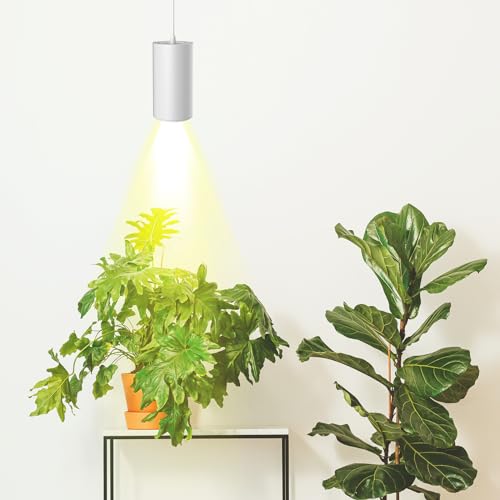 STERREN LED Grow Light, Plug in Plant Lights for Indoor Growing - color: White
